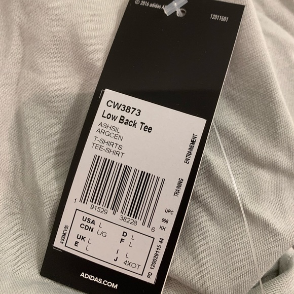 BNWT official Adidas Low Back T-shirt for womens - size large - Picture 4 of 6